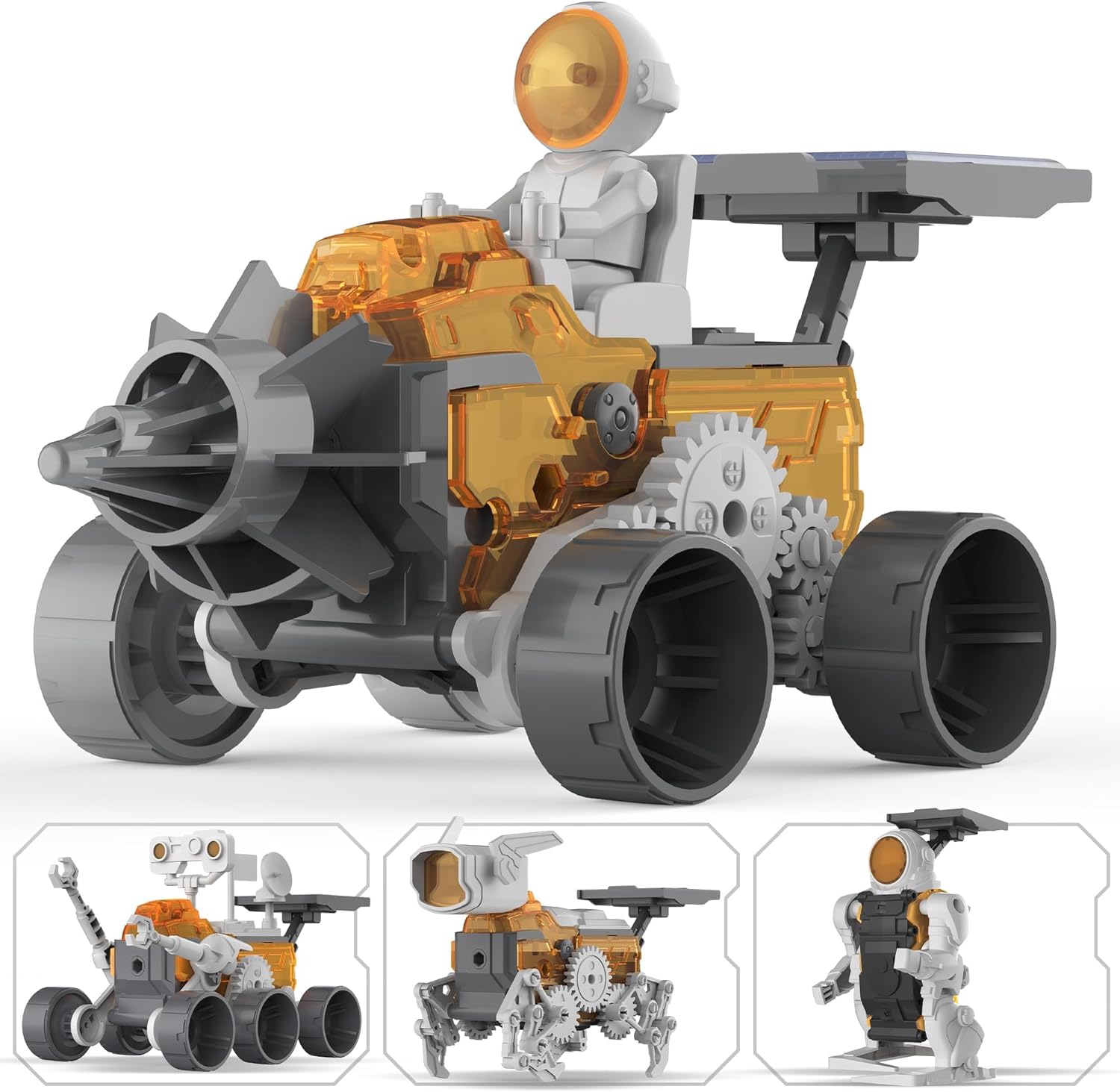 Solar Robot Kit - STEM Educational Space Robotics Set for Ages 8-12, Featuring Solar, Saltwater & Electrical Energy Experiments. A Perfect DIY Building Toy and Birthday Gift Idea for Boys & Girls Solar Robot Kit - STEM Educational Space Robotics Set for Ages 8-12, Featuring Solar, Saltwater & Electrical Energy Experiments. A Perfect DIY Building Toy and Birthday Gift Idea for Boys & Girls